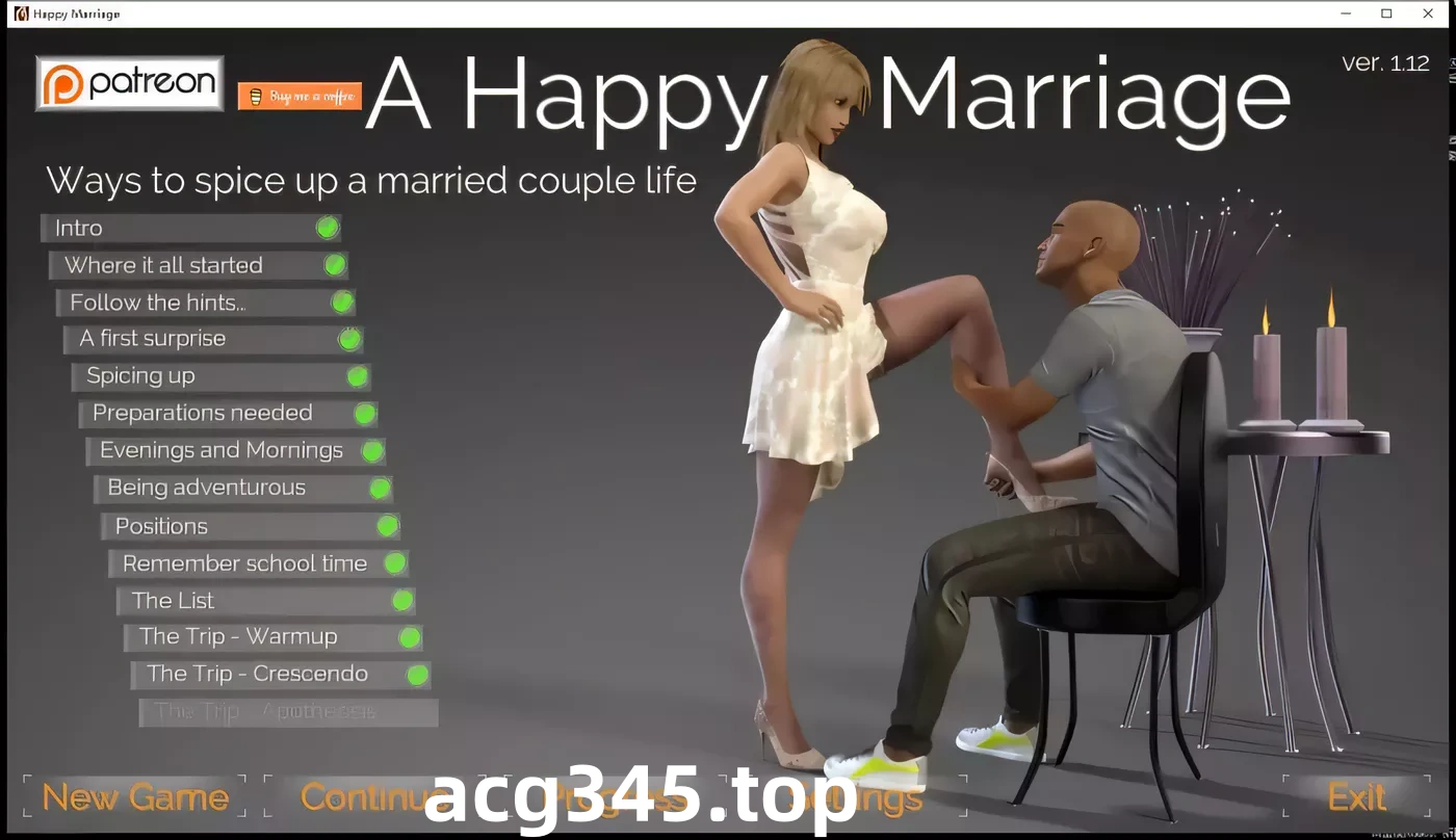 【欧美U3D引擎/汉化/动态】婚外诱惑（幸福的婚姻） 全12章 精翻汉化版 【4.7G】-乐游二次元