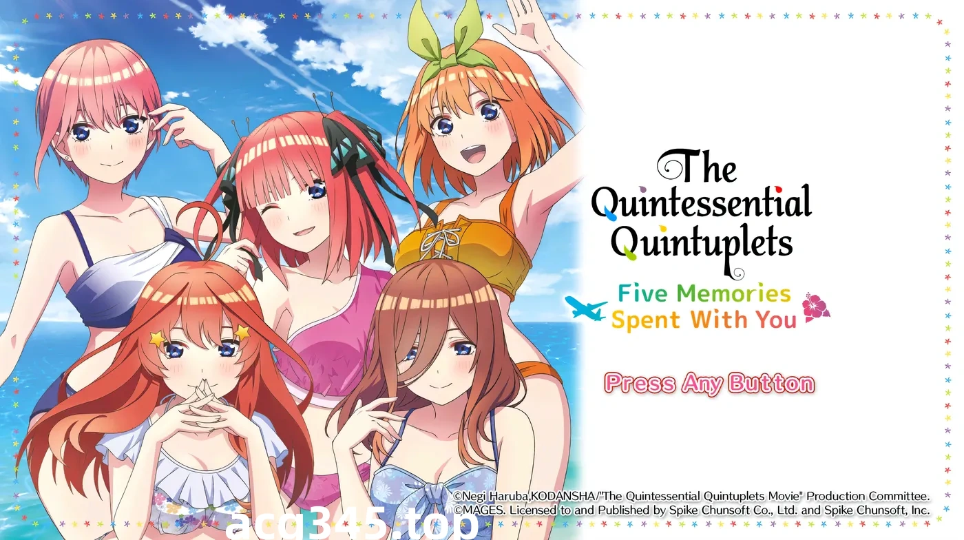 w136  五等分的新娘~与你一起度过的五个回忆 官方中文版 [更新/5.9G]-ACG游戏网