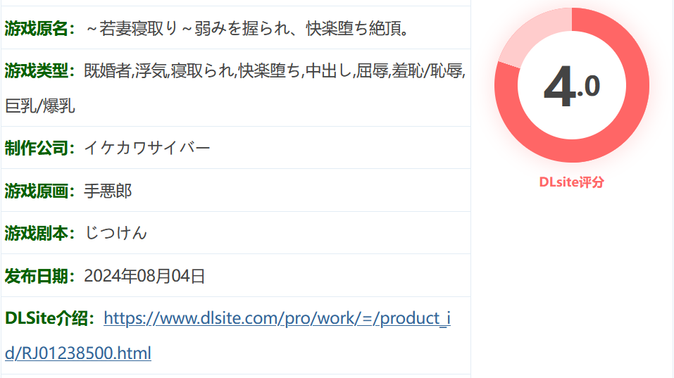 图片[2]-w1360 年轻妻子的寝取～被掌握弱点，沉迷于快感和高巢。挂载AI汉化版 [新作/246.9M]-乐游二次元