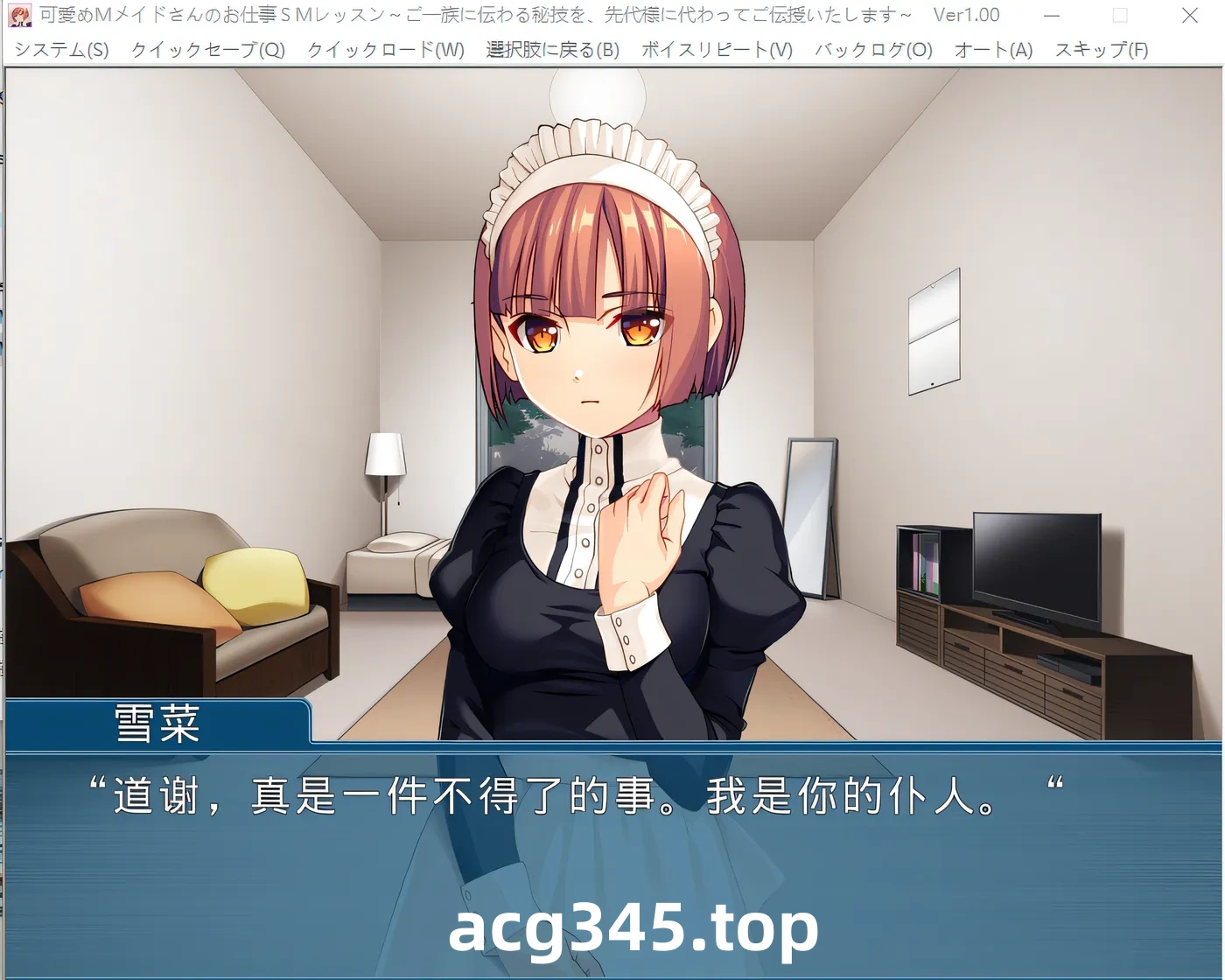 w1353  可爱的 M 女仆的工作 SM 课程 ～将传承给家族的秘诀，代替前代为您传授～ 云翻汉化版 [新作/394.3M]-乐游二次元