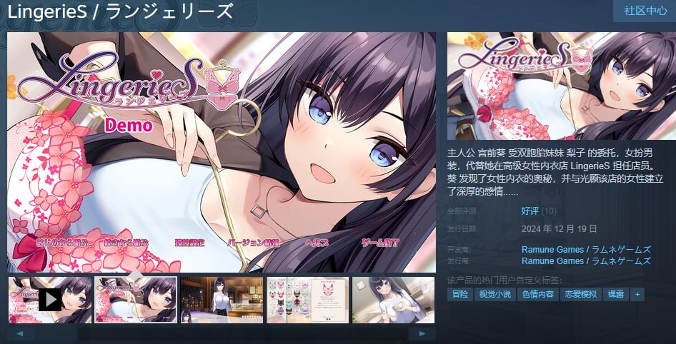 LingerieS / ランジェリーズ   Steam官方中文[新作/3.3G]-乐游二次元