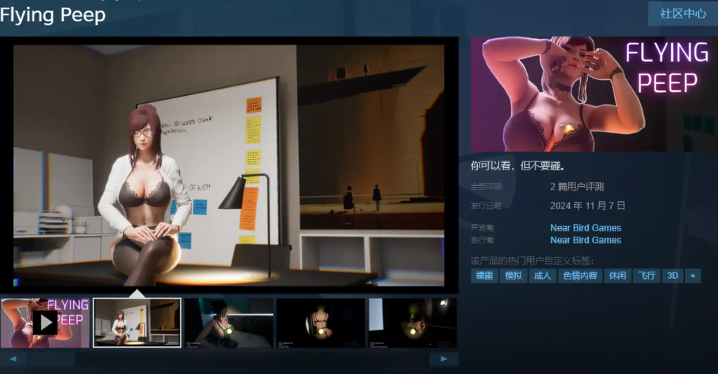 图片[2]-x2182 Flying Peep Steam官方中文版 [新作/920M]-乐游二次元