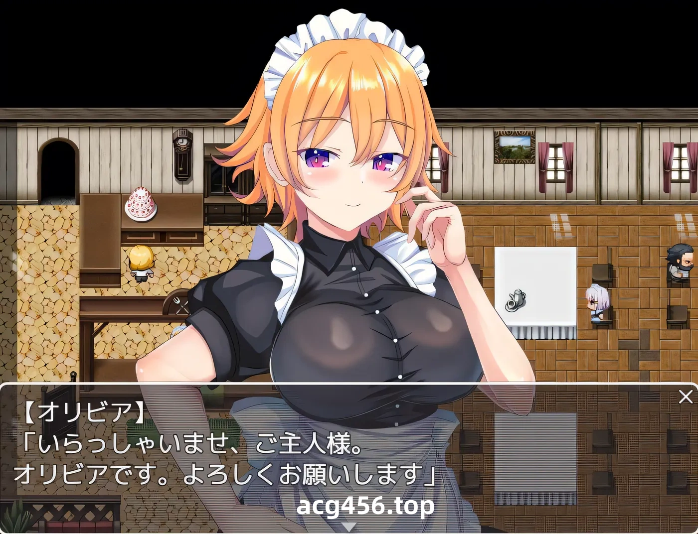 t2582 身着色情女仆装的奥利维亚 AI汉化 [新作/1.4G]-乐游二次元