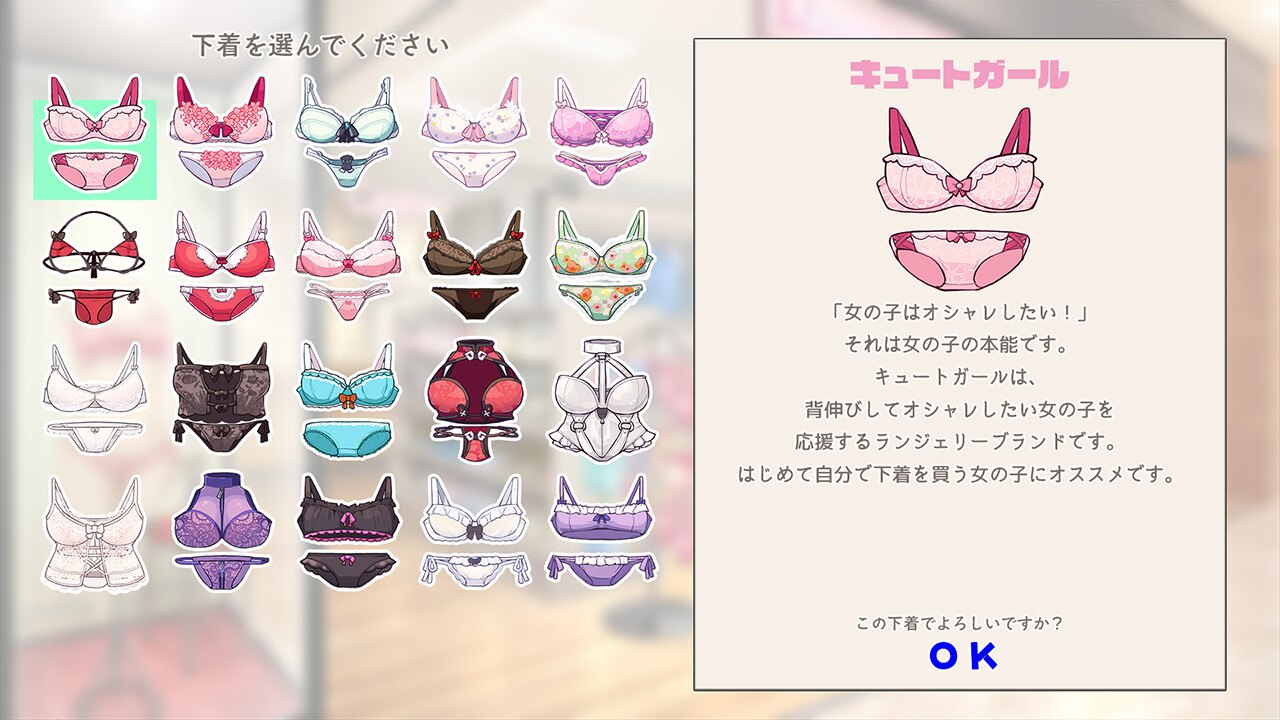 图片[3]-t2303内衣S LingerieS V1.2(ランジェリーズ)官方中文+DLC+CG存档[更新/6.4G][PC+安卓] 2788 6199-乐游二次元